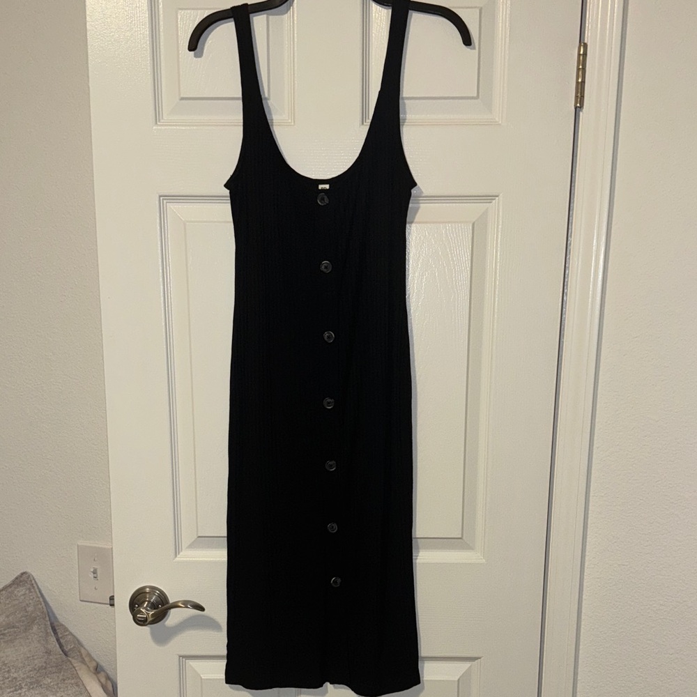 BP Black Sleeveless Midi Dress